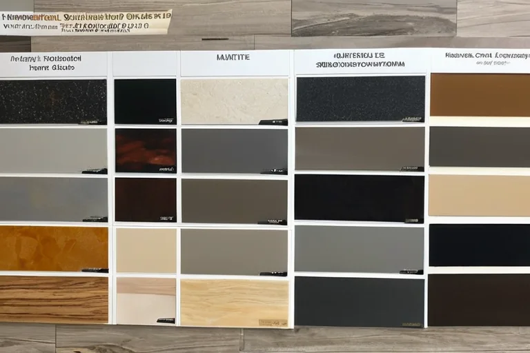 Material Selection visual note